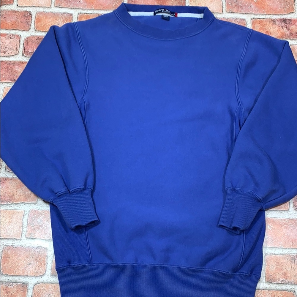 Sport-Tek by Port Authority Men's Blue Crewneck Sweater size XS